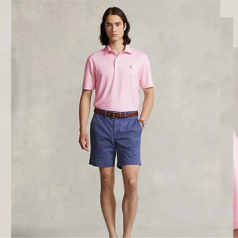 Polo by Ralph Lauren Pink Polo Shirt with Blue Pony